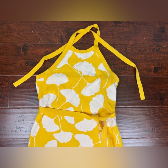 NWOT DVF x Target Gingko Halter Midi Dress, XL, Knit Floral Patterned Dress - Picture 2 of 8
